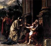 Jacques-Louis  David Belisarius Receiving Alms oil painting reproduction